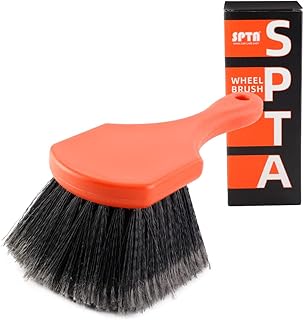 Sponsored Ad - SPTA Wheel & Tire Brush, Soft Bristle Car Wash Brush for Car Rim, Interior & Exterior Surface Cleaning Brus...