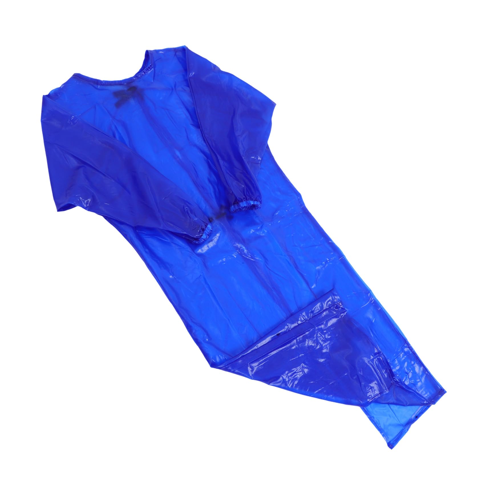 UKCOCO Langarmbluse Wasserfeste Kleidung Wasserdichte Schürzen Zum Geschirrspülen Arbeitsschutzkleidung Wasserdichte Schürzen Für Damen Schwere Arbeit Langarm-schutzschürze Blue Pvc