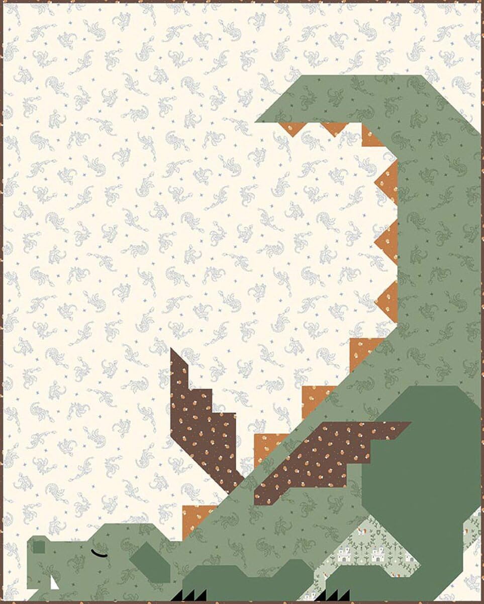 Dragon Dreams Boxed Quilt Kit with Faraway Kingdom from Riley Blake