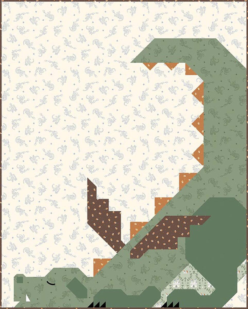 Dragon Dreams Boxed Quilt Kit with Faraway Kingdom from Riley Blake