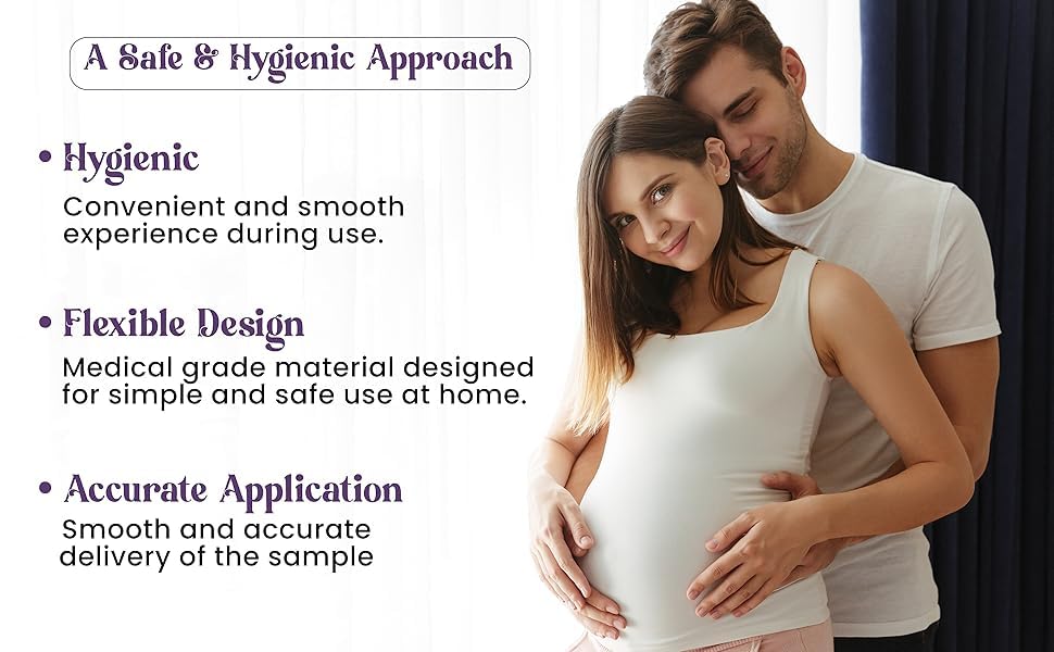 Image of Positive Vibes Home Insemination Kit | Safe & Easy DIY IVI /IUI Kit for Women | 3 Catheters, 3 Syringes, 3 Ovulation & 1 Pregnancy Kits, Collection Cup & Instruction Manual