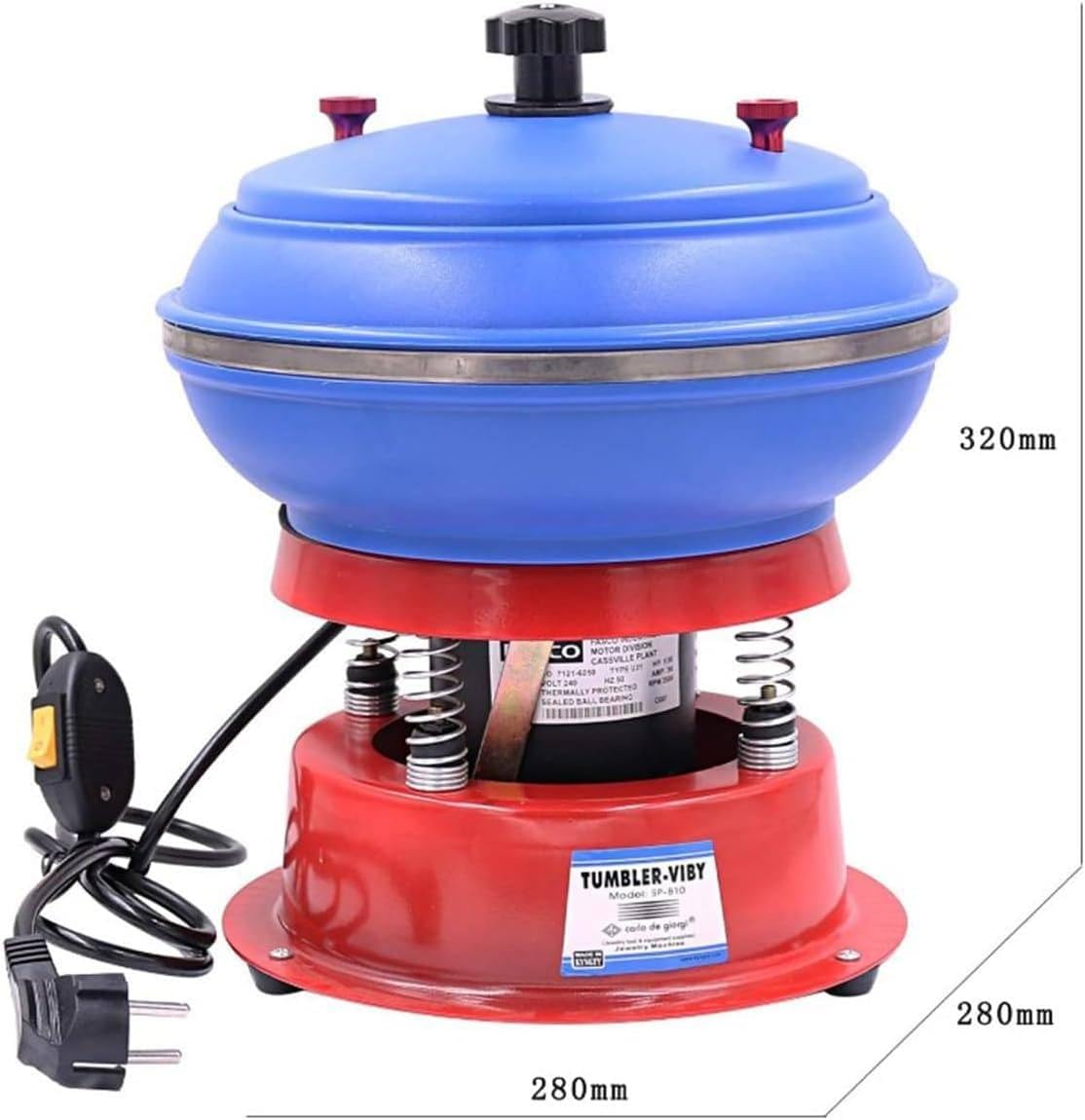 8インチ振動タンブラーポリッシャー、バレル研磨機双方向回転時間/速度切り替え可能コイン用金属錆除去表面研磨仕上げ Amazon |  BAOSHISHAN バレル研磨機 振動式 26*26cm ミニサイズ 振動バレル 乾式湿式兼用ポリッシャー バレル研磨グラインダー 錆取り 去毛刺  金属 ...