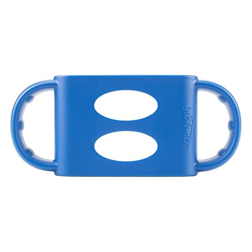 Dr Browns Milestones - Asas de biberón 100 silicona cuello ancho azul 1 paquete 4M los colores pueden variar