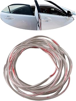 16.3ft Car Door Edge Protectors, Door Edge Guard, U-Shaped Rubber Edge Trim Car Door Protector,Suitable for Most Cars, Trucks, SuvsTransparent 16.3ft