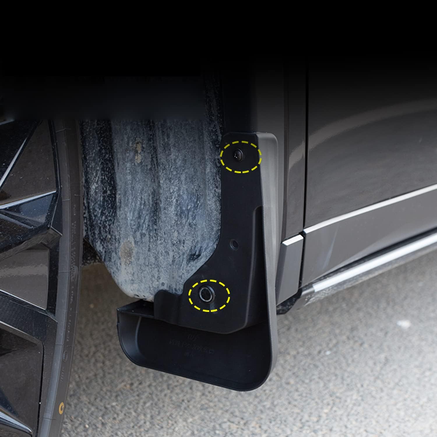 for Mitsubishi Outlander 2022-2023 Splash Guards Mud Flaps Mudguards Fender 4pcs Car Accessories
