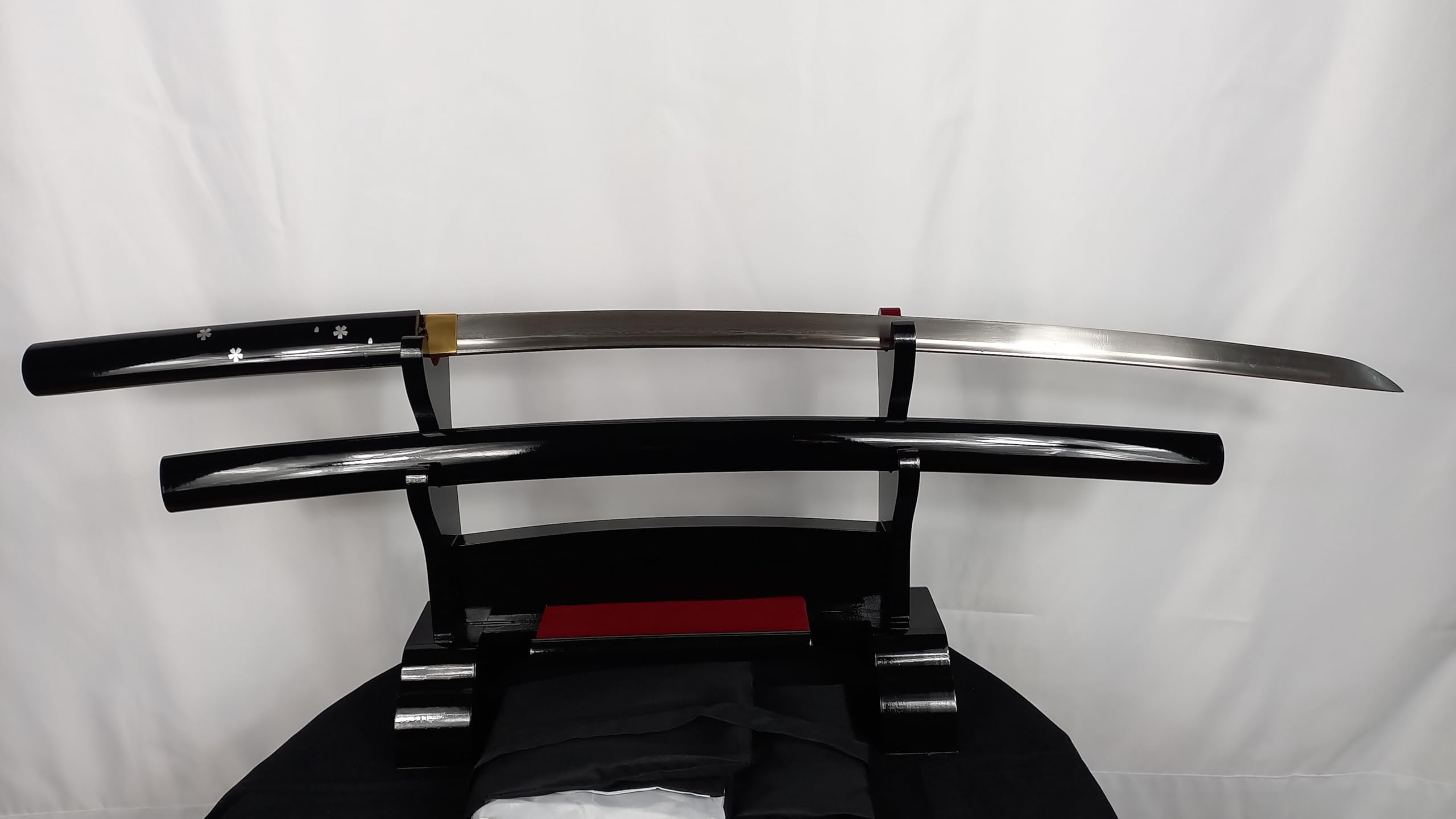Generisch Shirasaya Katana - Scharf, Echt & Handgeschmiedet - Gefaltetes Katana Schwert Ohne Ständer - Echtes Japanisches Samurai Sword Aus Kohlenstoffstahl - Japan Deko Katanas