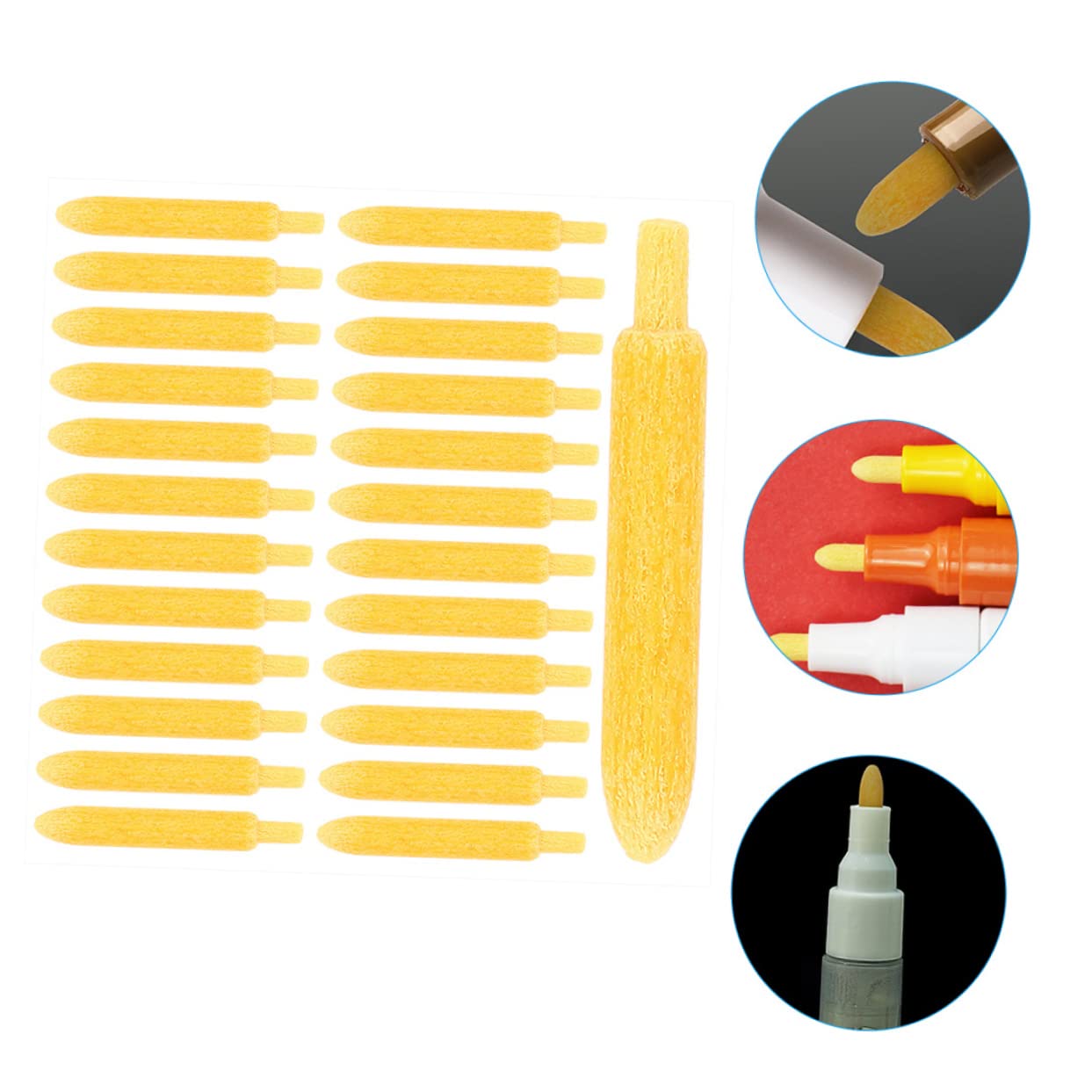 5 Sets Universal-farbmarkerstiftspitzen Ersatzspitzen Für Farbmarker Einfacher Austausch 60 Stück * 5