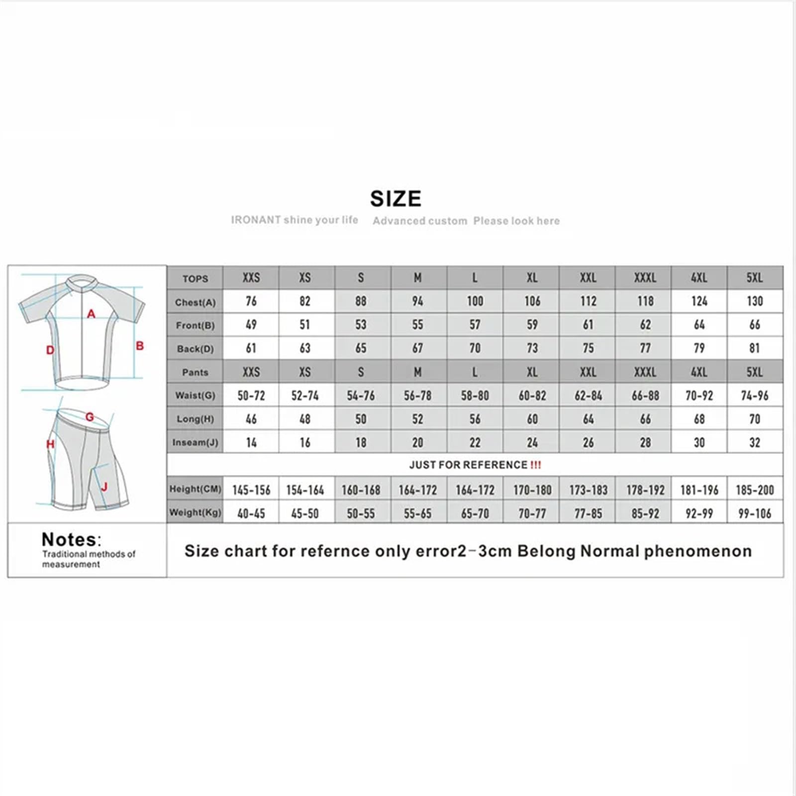 Collants à Bretelles for Femmes, Pantalons de Cyclisme, cuissards à Bretelles for l'été, Une variété de Styles(E,XS)