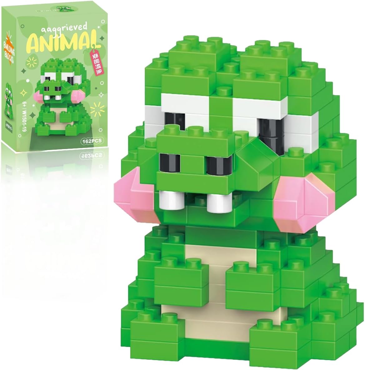 Easter Building Blocks Compatible for Lego Easter Duck Micro Blocks Stacking New Toys Holiday Present Box New Year Gifts for Kids Ages 6+ Boys and Girls (Duck)