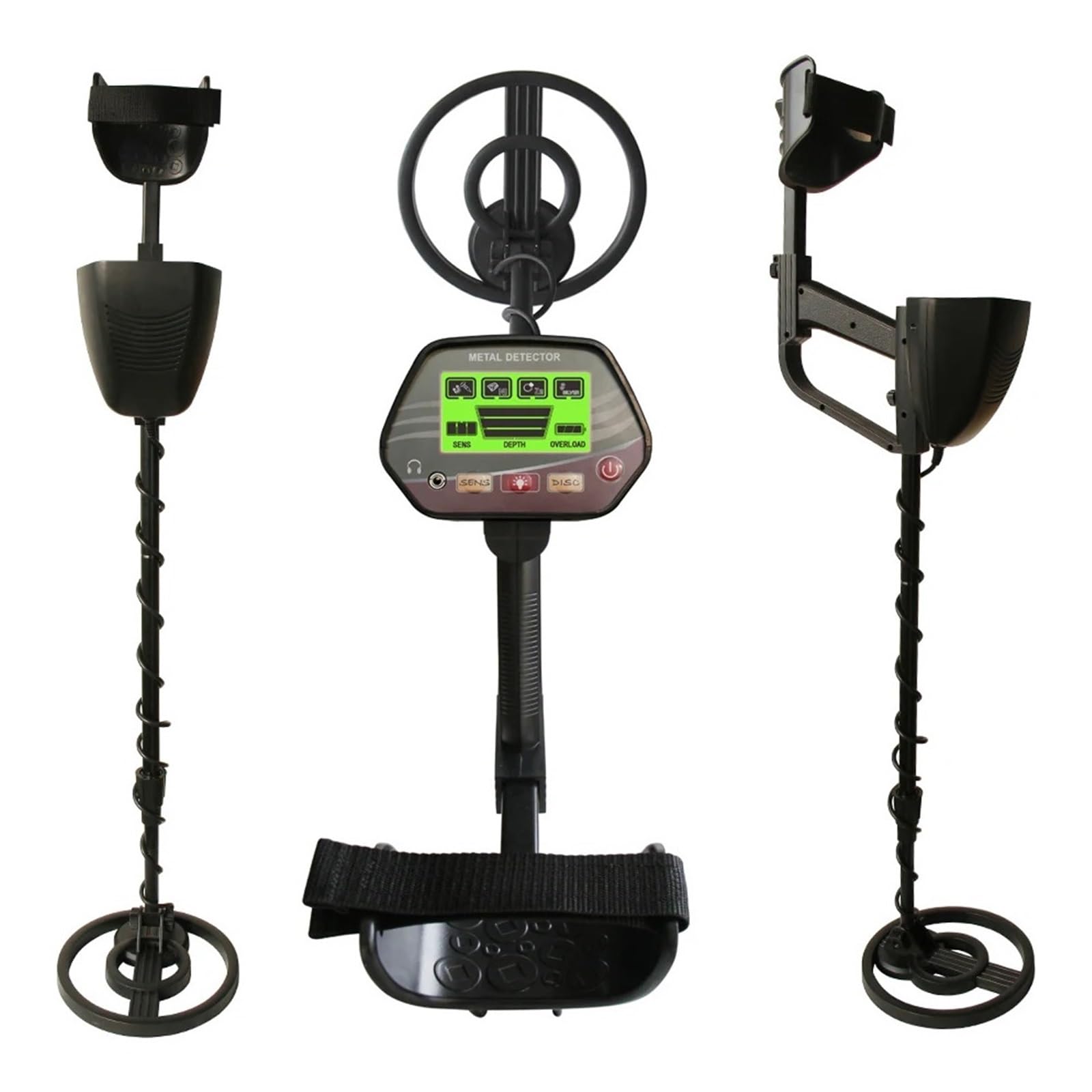 Podziemny Wykrywacz Metali Z Podświetlanym Wyświetlaczem LCD O Niskiej Częstotliwości Pinpoint Disc All Metal Hunting Podwodny Złota Poszukiwanie SkarbóW Z Wysoką Precyzją