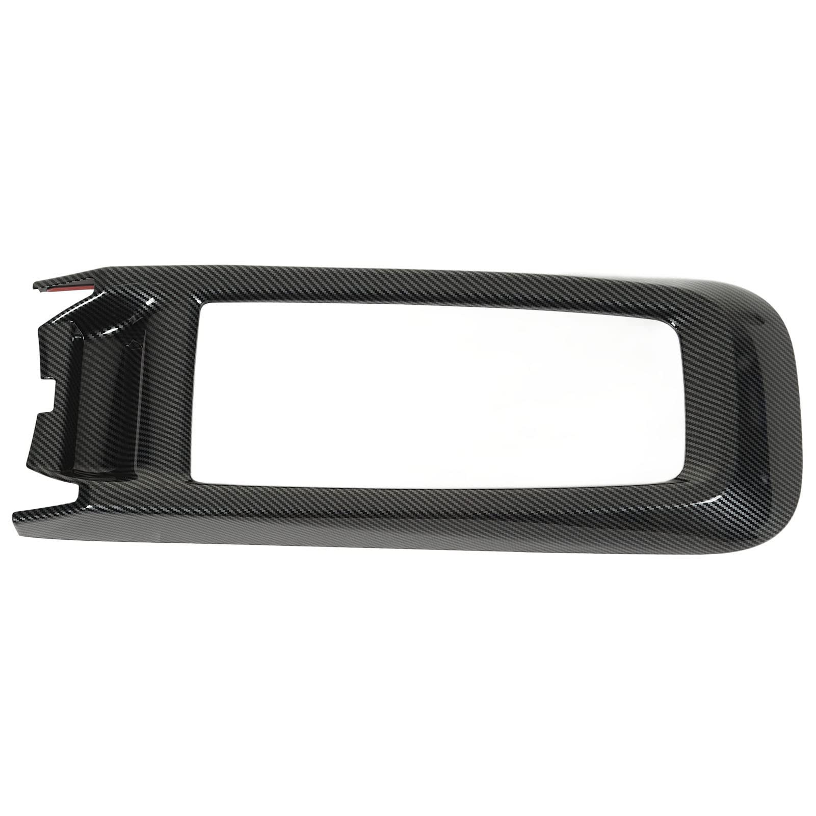 Cadre De Couverture du Porte-Gobelet pour ID4X 2021-2023 Autocollant De Garniture en Fibre De Carbone Facile À Installer Pièce De Console De Qualité Supérieure Design Élégant Et Moderne