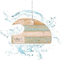 Vista 14 de Ulu Lagoon Cera para Surf con Aroma de Coco Mini Ola Ambientador (Retro)