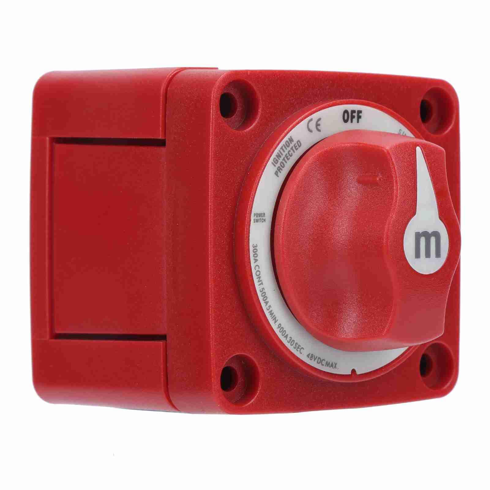 Dioche „blue sea“ Yacht-Batterieschalter, Einzelkreis, 6006 M-Serie, ABS/Kupfer, Wasserdichter EIN/AUS-Hauptschalter für Marineboote, 48 V DC, 300 A