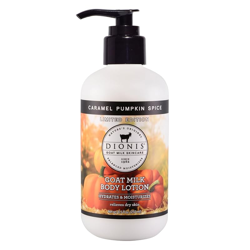 Dionis Loção Corporal com Leite de Cabra, Caramel Pumpkin Spice, 250 mL