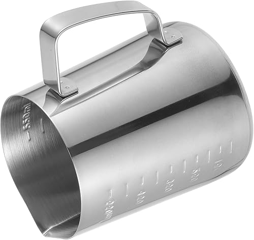 Healifty Candle Making - Olla para fundir cera de vela de 21 onzas, jarra de vertido de velas de acero inoxidable, olla para derretir chocolate,