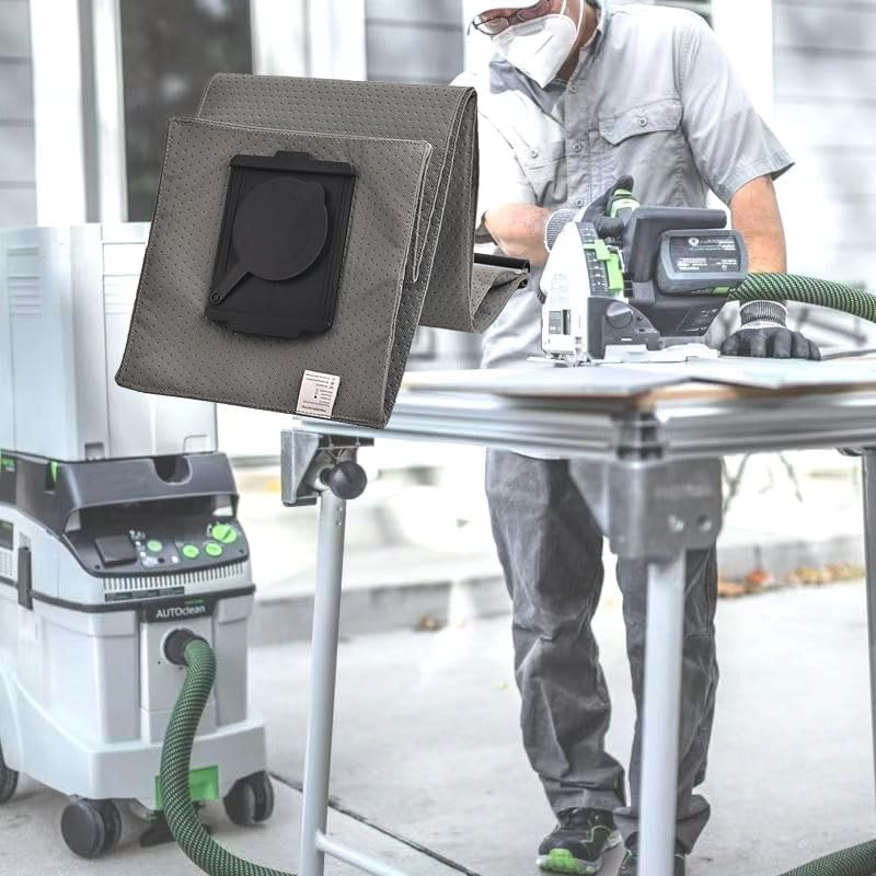 496121 reusable 36 vacuum cleaner dust bag, long-lived dust bag, compatible with Festool CT36E/AC vacuum cleaner.