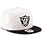 New Era NFL 9FIFTY 2-Tone Adjustable Snapback Hat Cap One Size Fits All (as1, Alpha, one_Size, Las Vegas Raiders White/Black)