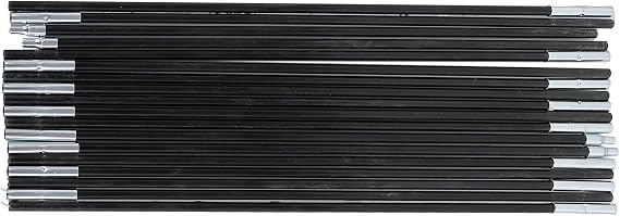 Fibreglass Pole Kits Replacement, Fiberglass Camping Tent Pole Bars Support Rods Awning Frames Accessories For 1-8 Person Tents(3.0m)