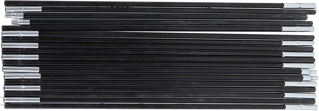 Fibreglass Pole Kits Replacement, Fiberglass Camping Tent Pole Bars Support Rods Awning Frames Accessories For 1-8 Person Tents(3.0m)