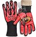 Grill Gear BBQ Grilling Cooking Gloves - Extra Heat Resistant Triple Layer Kevlar & Silicone Protection