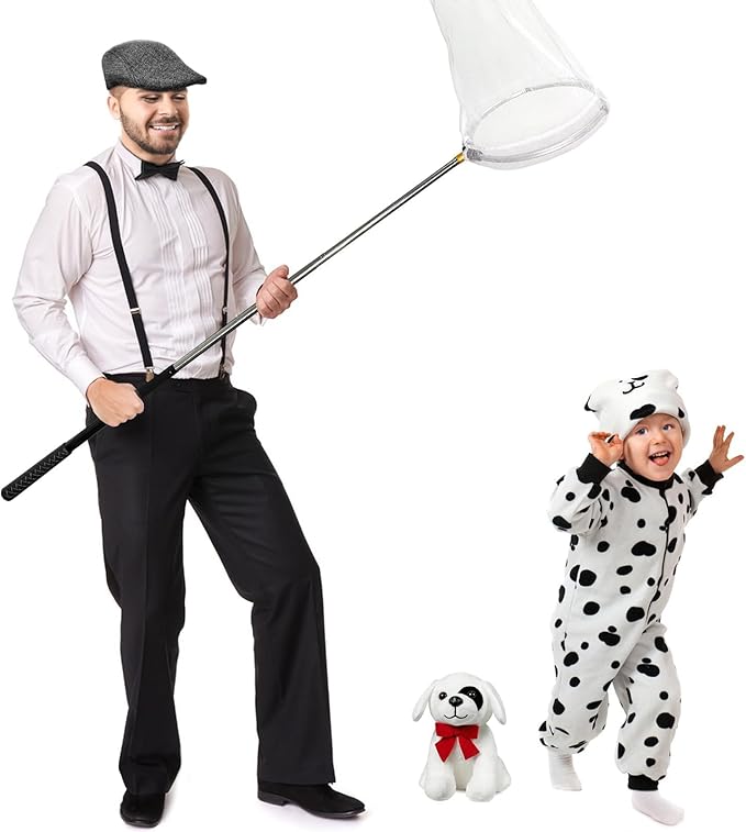 Disfraz de Cazador de Perros de Halloween Hombre 5 Piezas miniatura 4