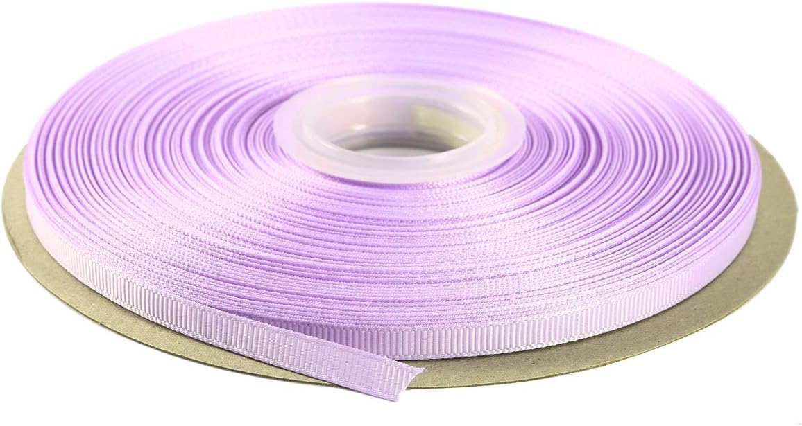 ITIsparkle 1/4" Inch Grosgrain Ribbon 50 Yards-Roll Set for Gift Wrapping Scrap Books Party Favor Hair Braids Baby Shower Decoration Cake Decoration Floral Arrangement Craft Supplies