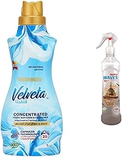 Velveta Buy concentrated fs 1 l freshness, Get Maxell waves oud air freshener, 475 ml For Free