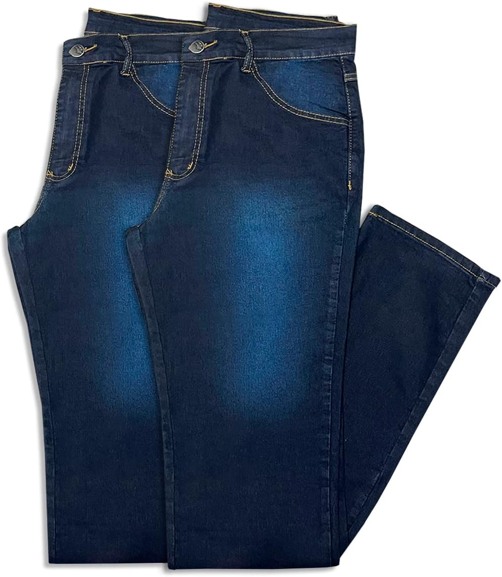 Kit 2 Calças Jeans Masculina Tradicional