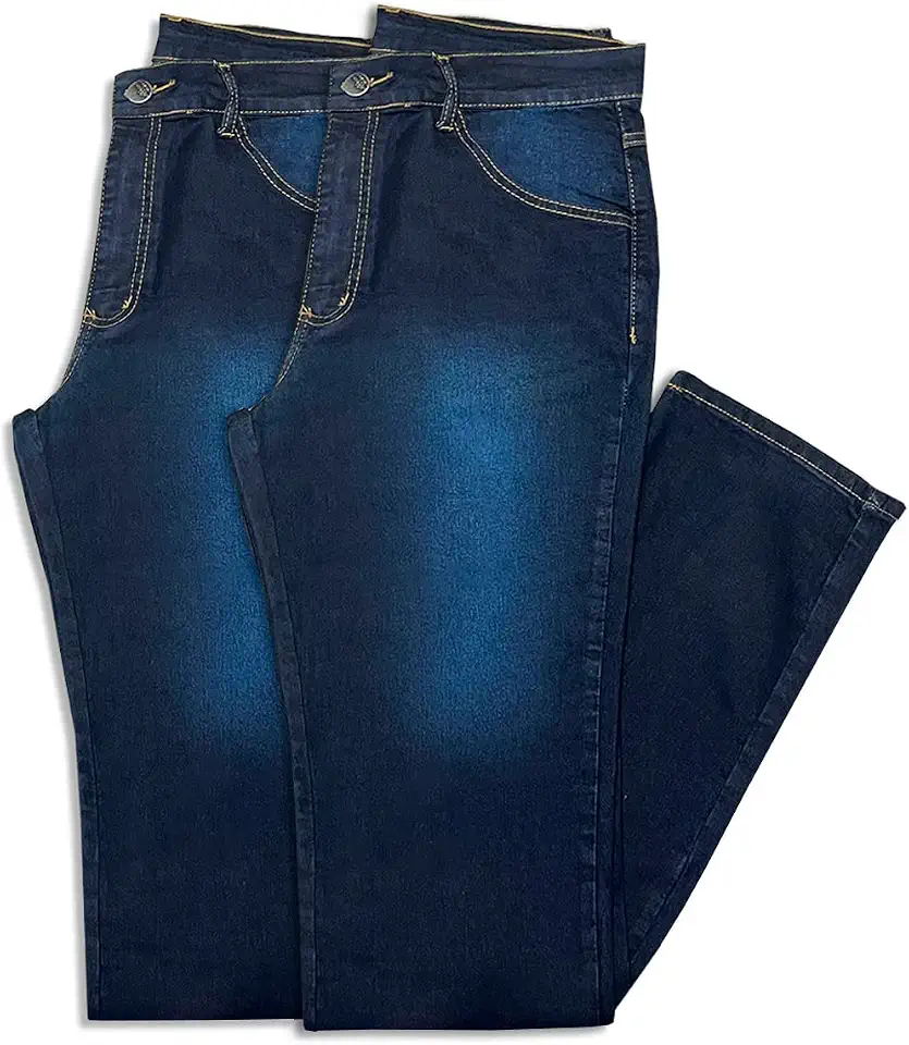Kit 2 Calças Jeans Masculina Tradicional