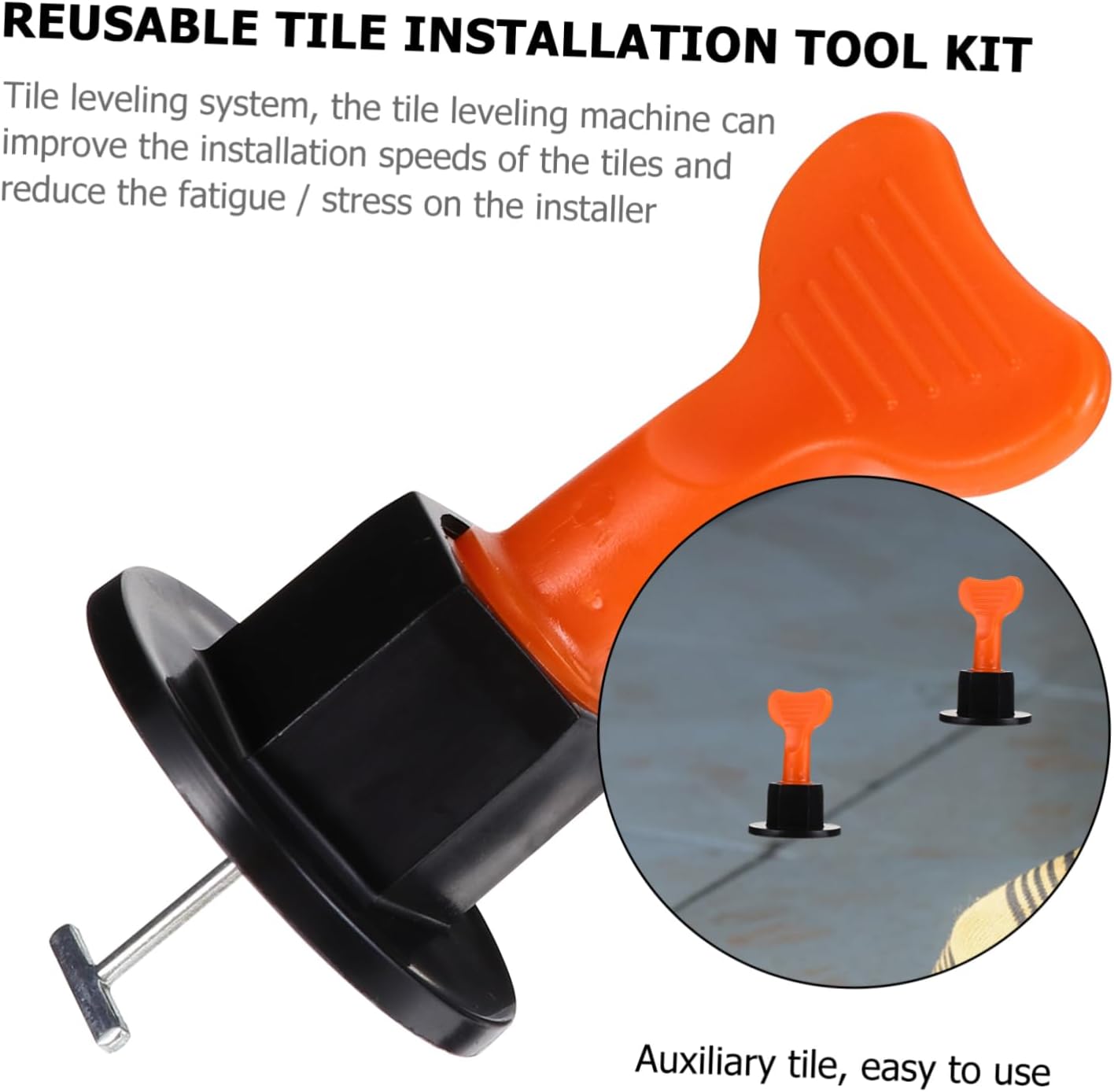100pcs Tile Leveler Mallet Tiling Tools Tile Leveler Spacers Locator Accessories Supplies Diy Tools