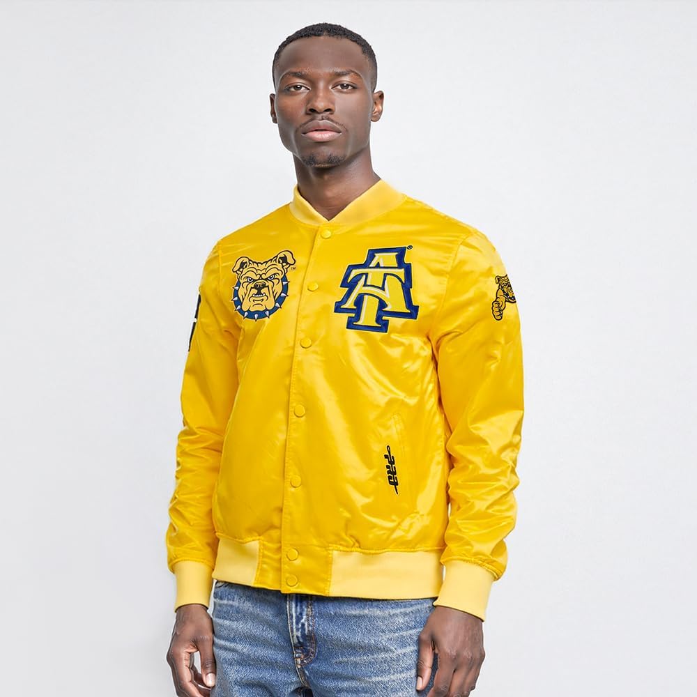 Pro Standard NCAA mens Mens College Classic Chenille Satin Jacket