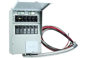 Pro/Tran 30-Amp 6-Circuit 2 Pole Residential Manual Transfer Switch