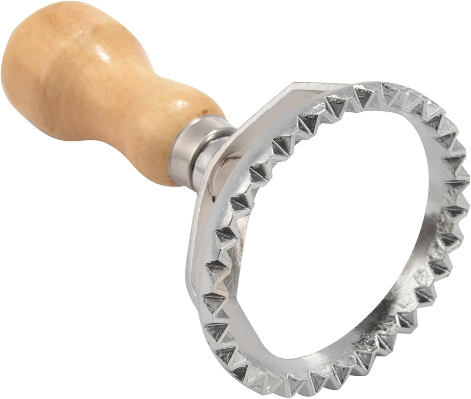 20X Ravioli Maker Cutter Stamp Set-Leading Dough Cutter and Stamps with Wooden Handle-for Ravioli, Pasta