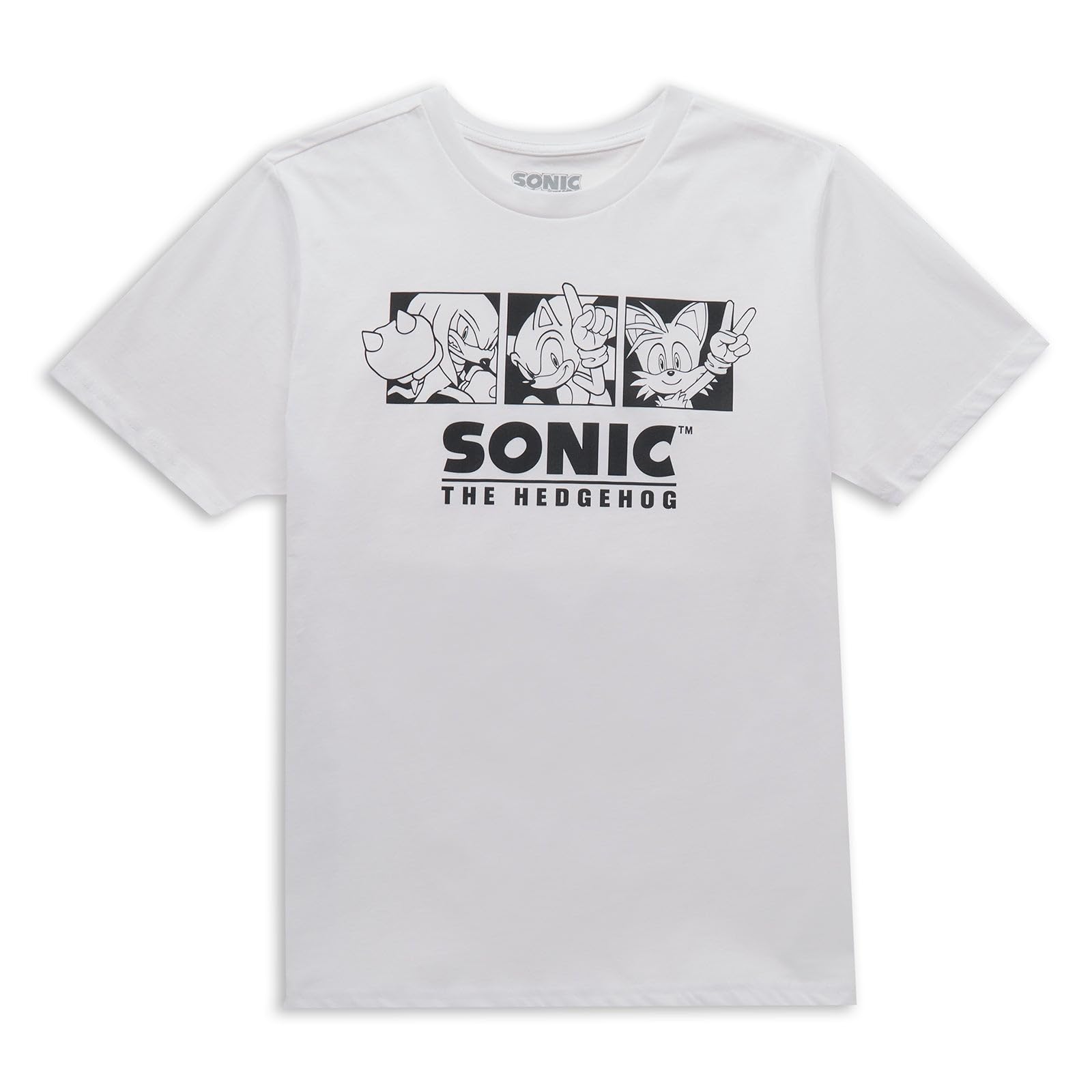 Sonic The Hedgehog Trio Men's T-Shirt - White L