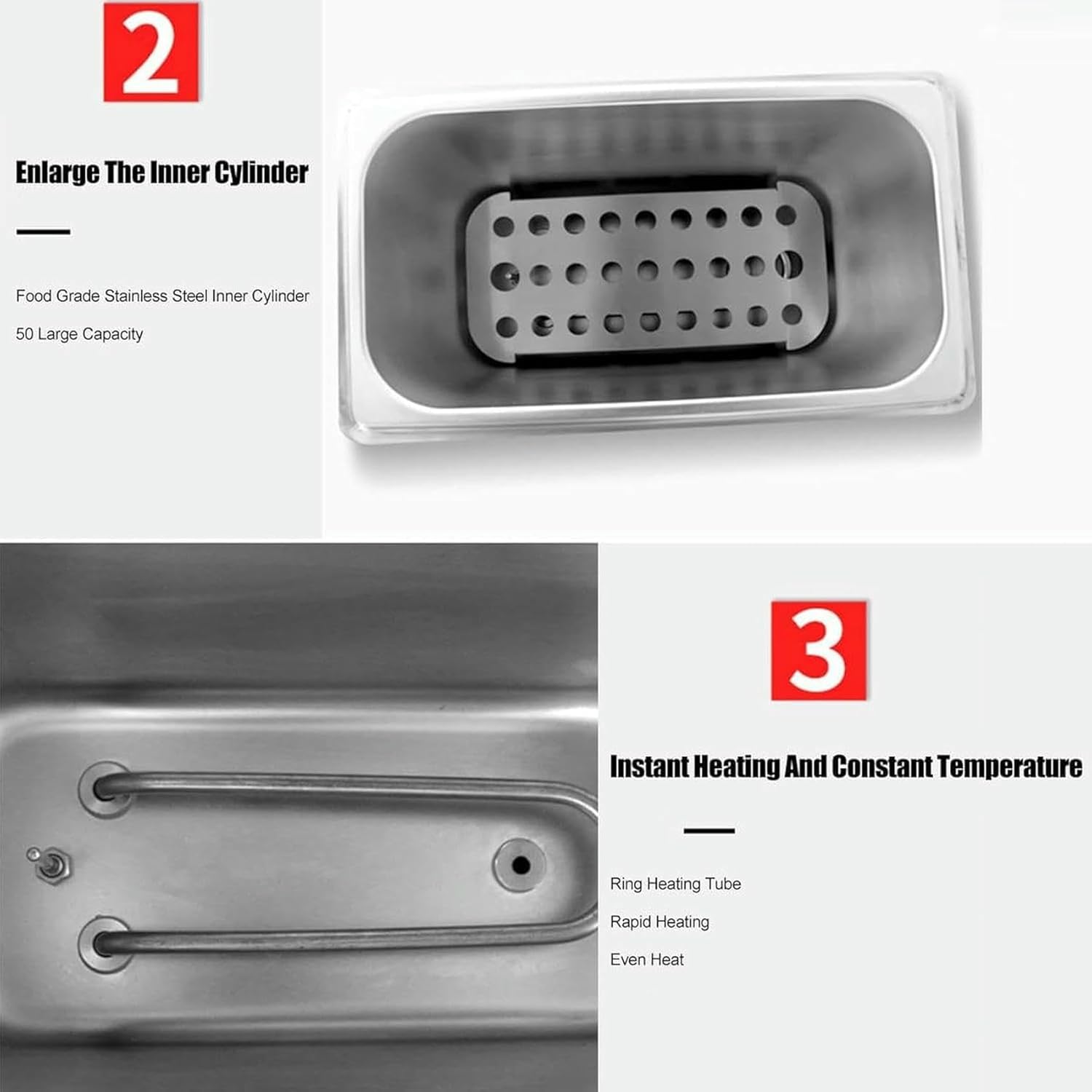 800 W Commercial Boom, 800 W Automatic Egg Teher Servidor Egg Zest, Hot Sprinkler Boother, 50 Eggs, 50 Eggs ~/