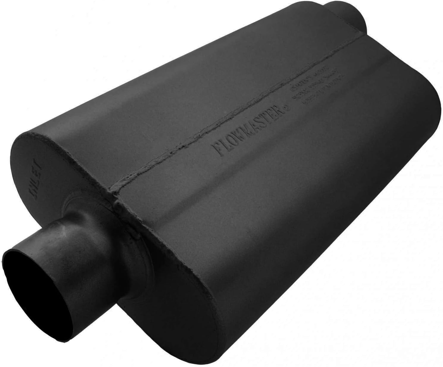Flowmaster 943052 50 Delta Flow Muffler - 3.00 Center In and 3.00 Offset Out - Moderate Sound
