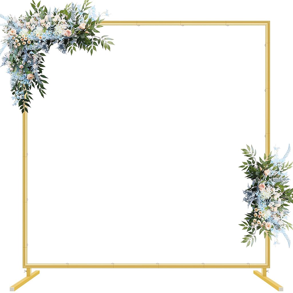 HASTHIP® Square Balloon Arch Stand - Metal Decoration Backdrop Stand - 200CM Gold Arch Balloon Decoration Stand - Wedding Arch Backdrop Stand - for Ceremony, Birthday, Party Decoration Supplies (B0D37KTK7F) Amazon Price History, Amazon Price Tracker