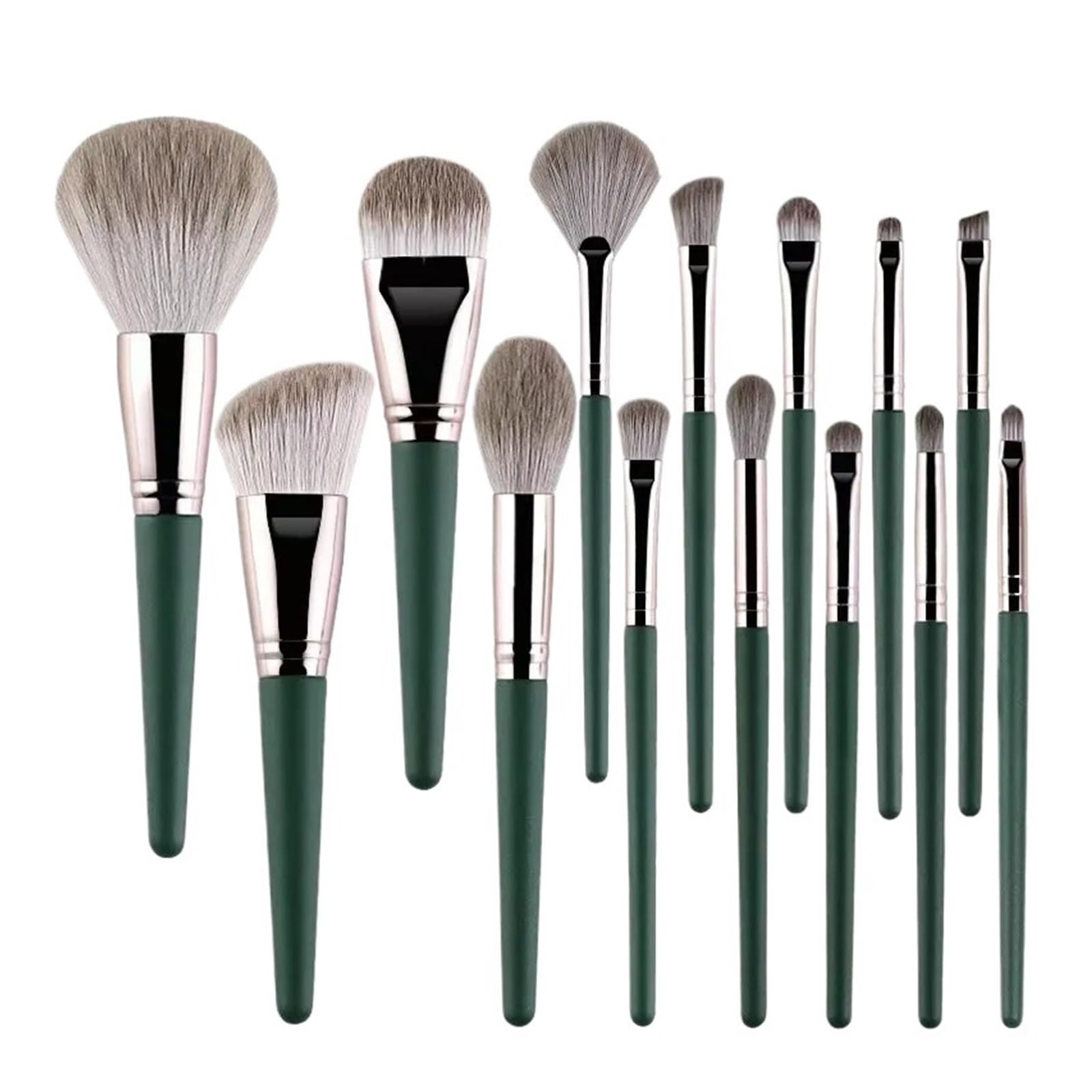 Professionelles 14-teiliges Make-up-Pinsel-Set for Puder, Foundation, Rouge, Blending, Lidschatten, Lippen, Kosmetik, Schönheit, weiche Borsten, Make-up-Pinsel