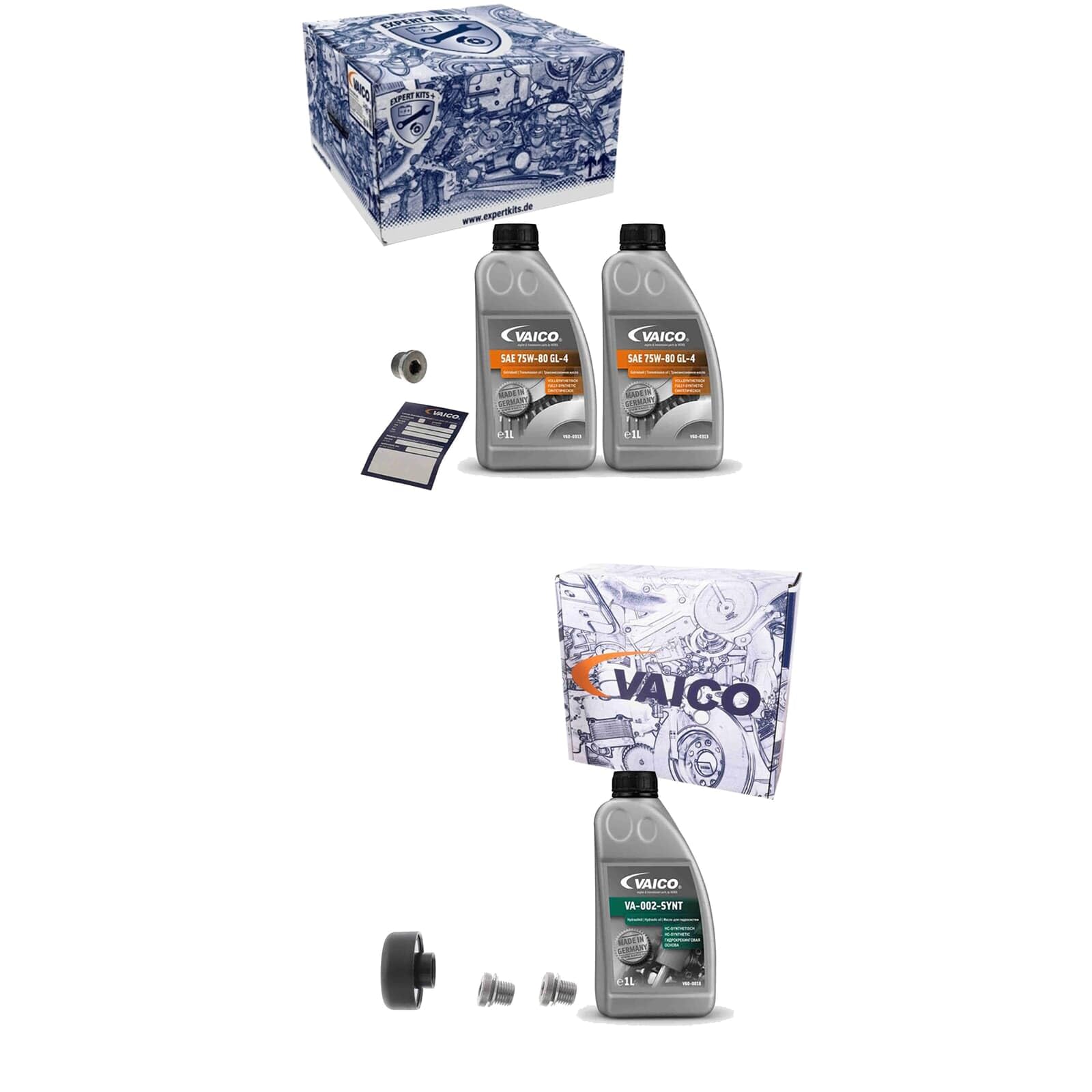 Vaico Getriebeöl Ölwechsel Set Machatronik+Getriebeeinheit | V10-5582-SP2 + V10-5582-SP1 passend für DQ200