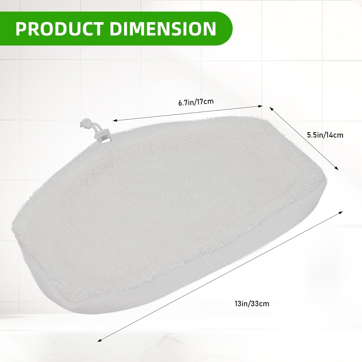 Sgizoku SMP01 Replacement Mop Pads for for Kenmore SM2060 S200 Series Steam Mop - Reusable Washable Steam Microfiber Cloth Accessories - 4 Pack