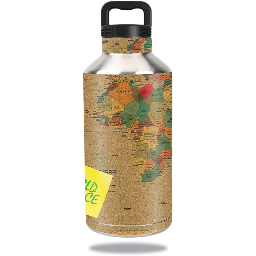 MightySkins Vinyl Skin Decal For Ozark Trail 64 Oz Water Bottle - Rainbow Streaks Design | Removable Wrap - View #12