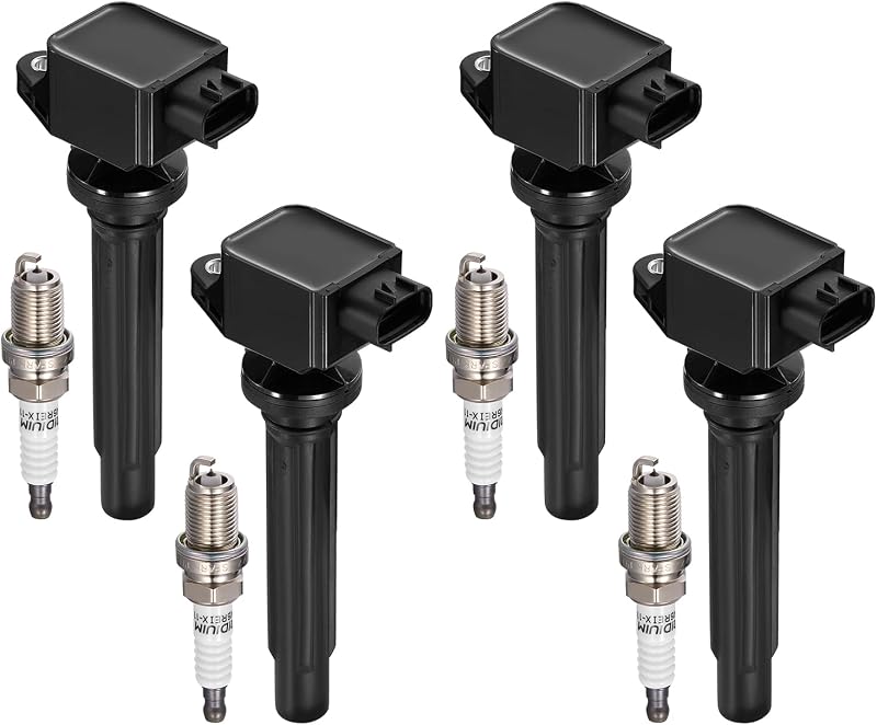 Kit 4 Bobinas de Ignição e 4 Velas SYKRSS UF562 para Suzuki Grand Vitara 2.7L V6 – 2006 a 2008