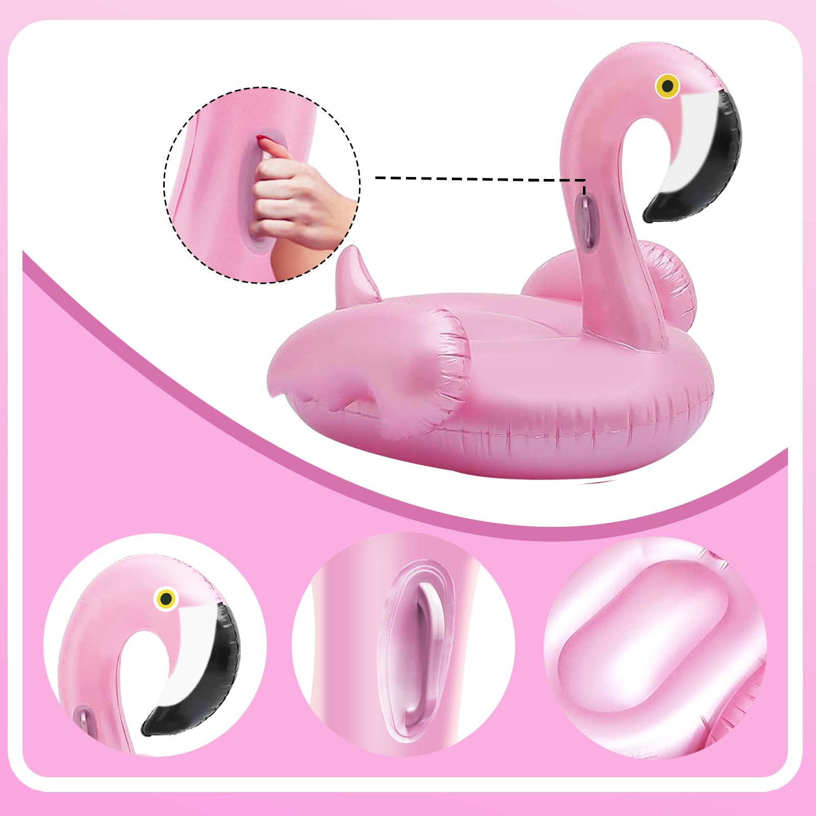Einhorn Pool Float, Pool Floats Ideal für Schwimmen am Strand am Meer, Pool Party Spielzeug