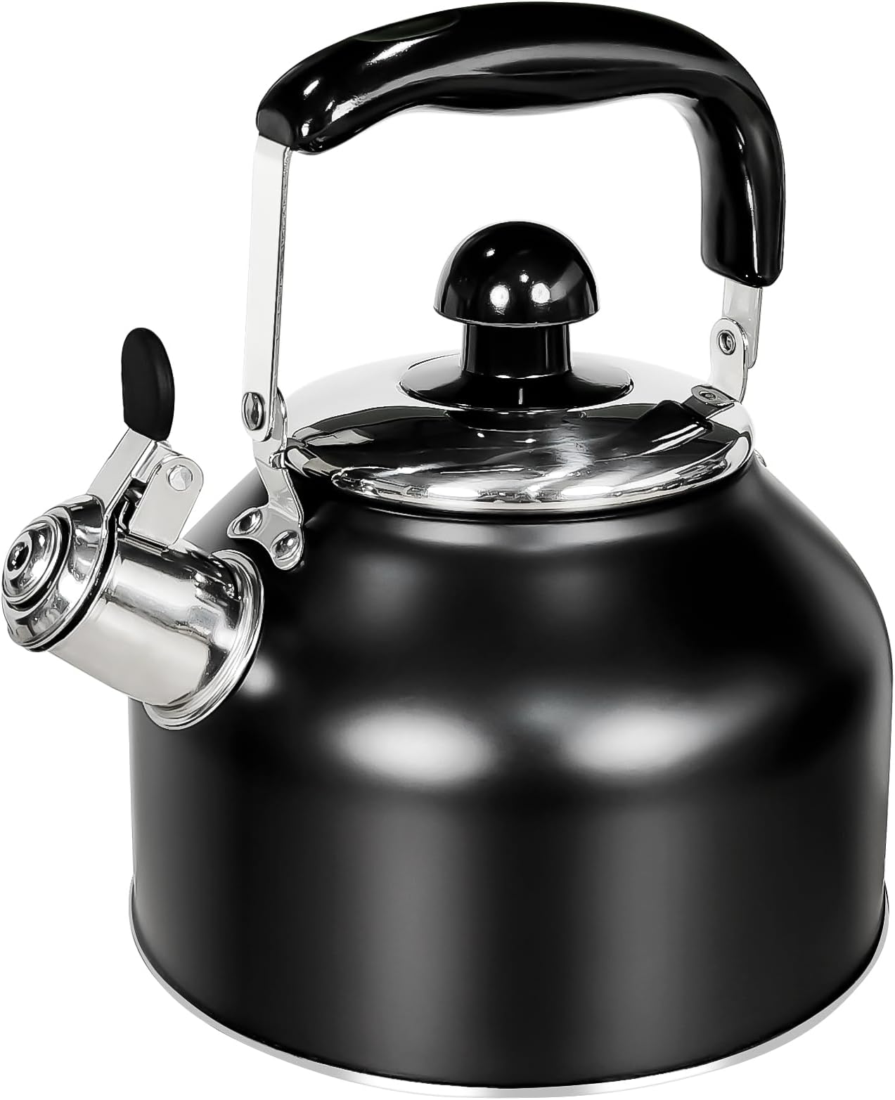 MAISCHOU Kachel Top Fluitketel 2.5L Roestvrij Staal (Marineblauw