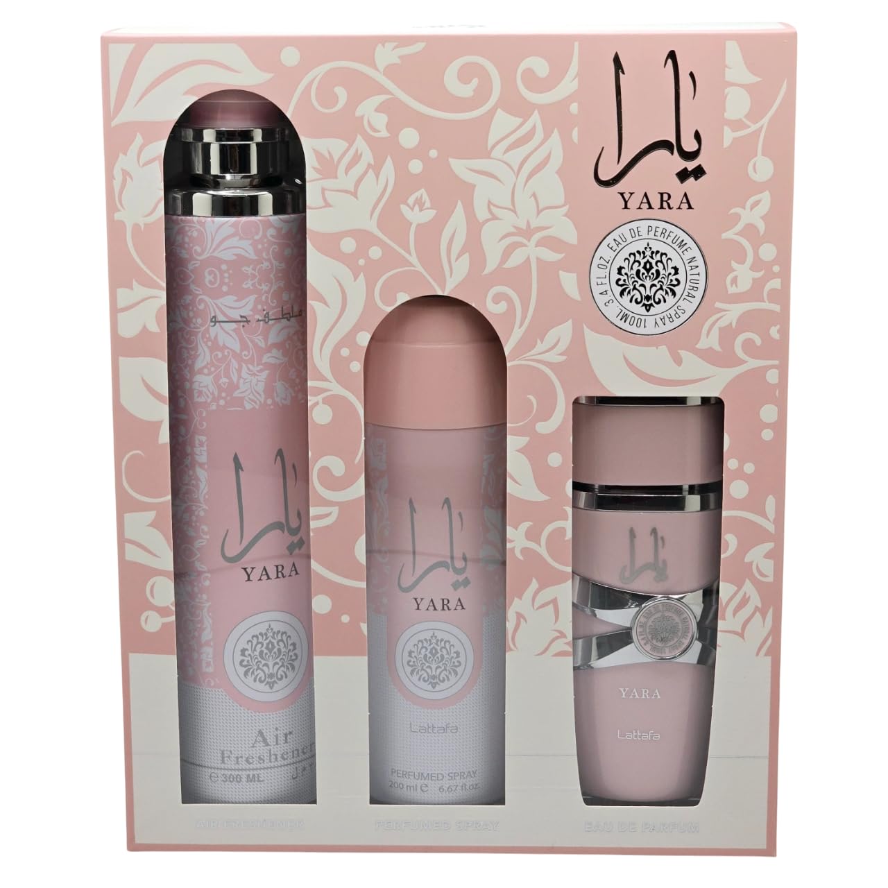 Amazon.com : Lattafa Yara For Women 3 Piece Gift Set (3.4 Fl Oz