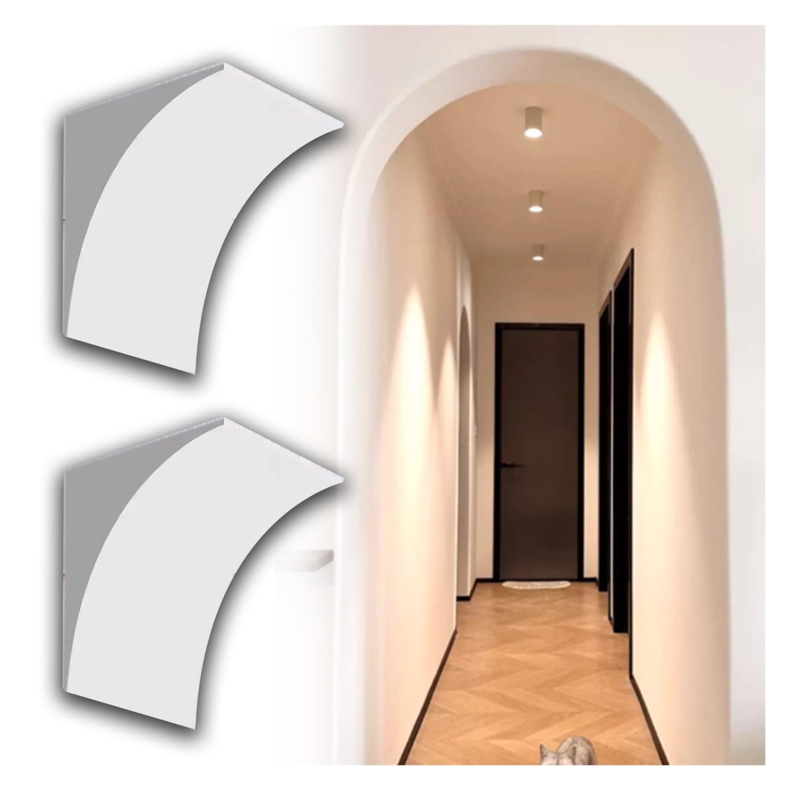 Kit d'arche en mousse moulure de finition pour ouverture de porte