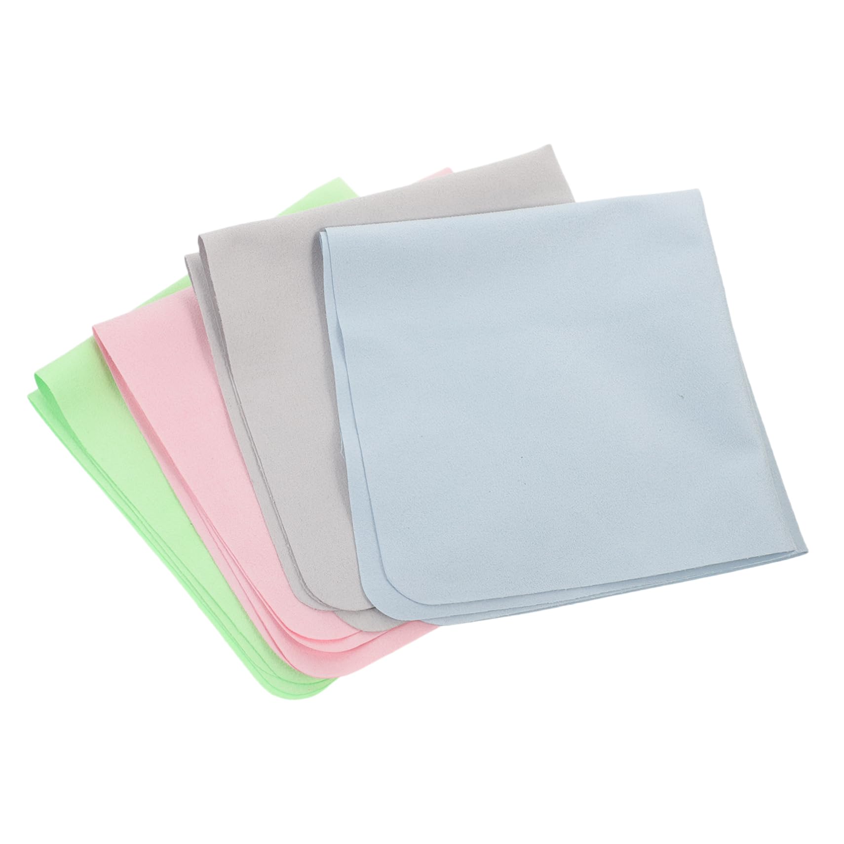 Healeved 20pezzi Panni Microfibra Per Pulizia Occhiali Da Colorati Per Schermi e Superfici Delicate Resistente Allo Sbiadimento e Facilmente Lavabile