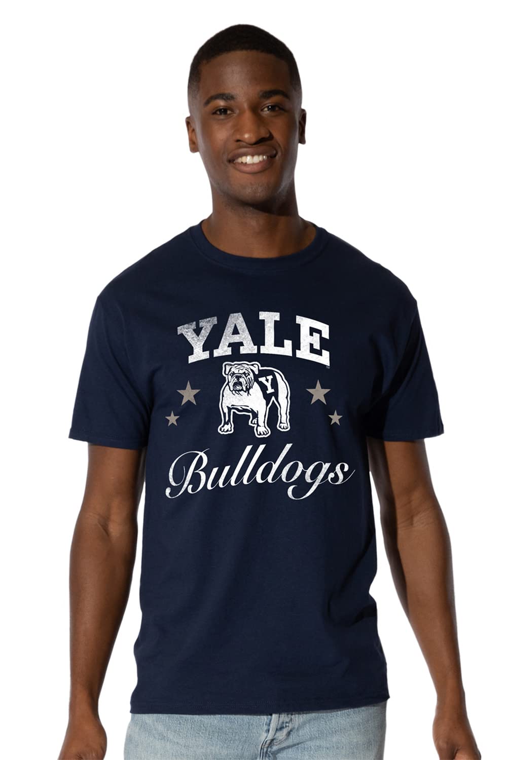 Yale University Official Bulldogs Unisex Adult T Shirt,Yale University, Medium
