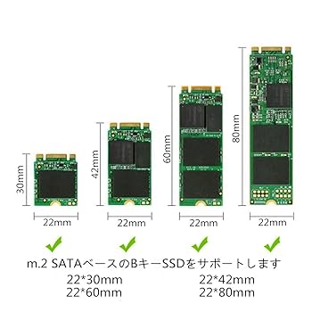 Amazon.co.jp: USB M.2 SSD ケース M.2 to USBエンクロージャ