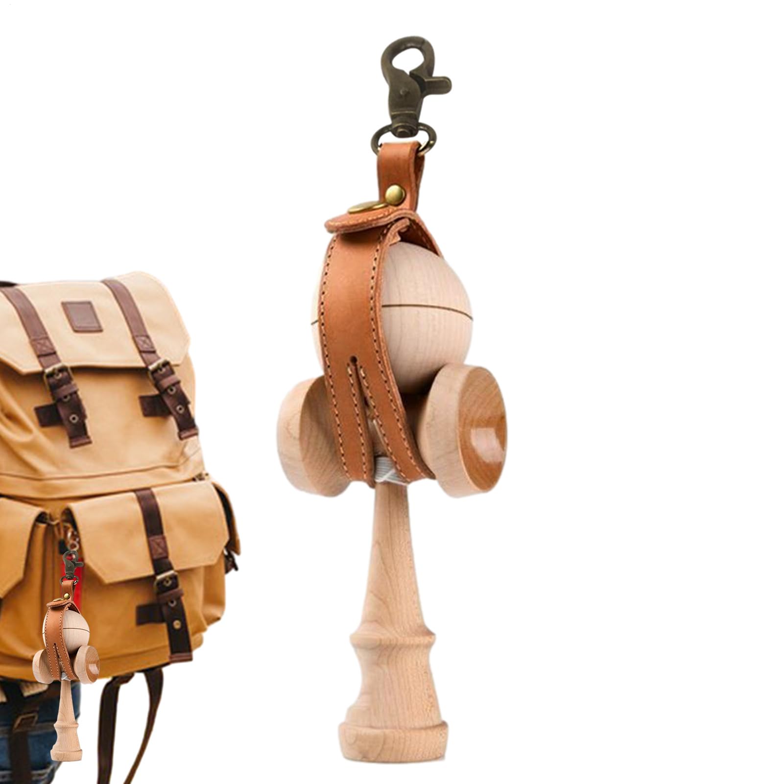 Bolsa Kendama – Funda elástica portátil, porta juguetes ligero y portátil, almacenamiento protector suave de 0,98 x 7,67 pulgadas | Compañero de transporte diario de Kendama para jugadores, eventos y